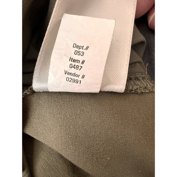 Eddie Bauer Convertible Tech Pants Mens 32x30 Green Nylon Spandex Outdoor Hiking - Picture 12 of 15